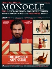 Edition de décembre de la revue Monocle